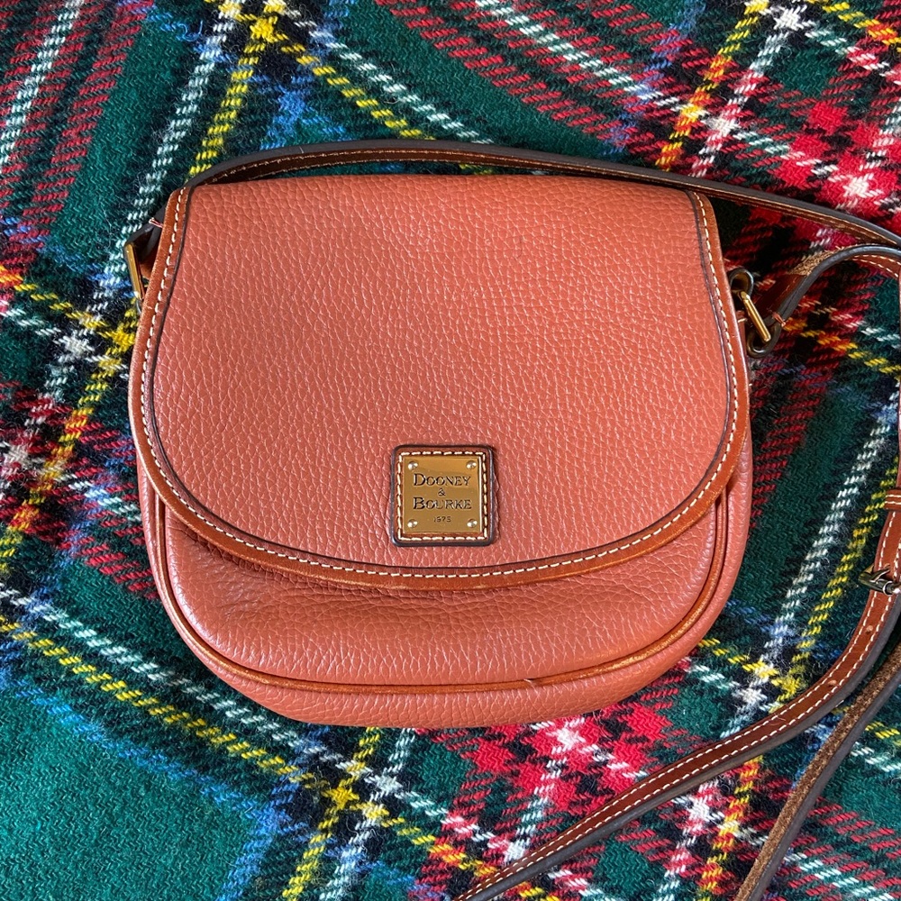 Dooney & Bourke Brown Leather Crossbody Bag